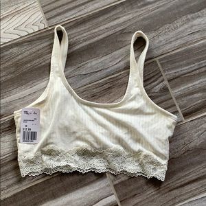 Forever21 Cotton + Lace Bralette